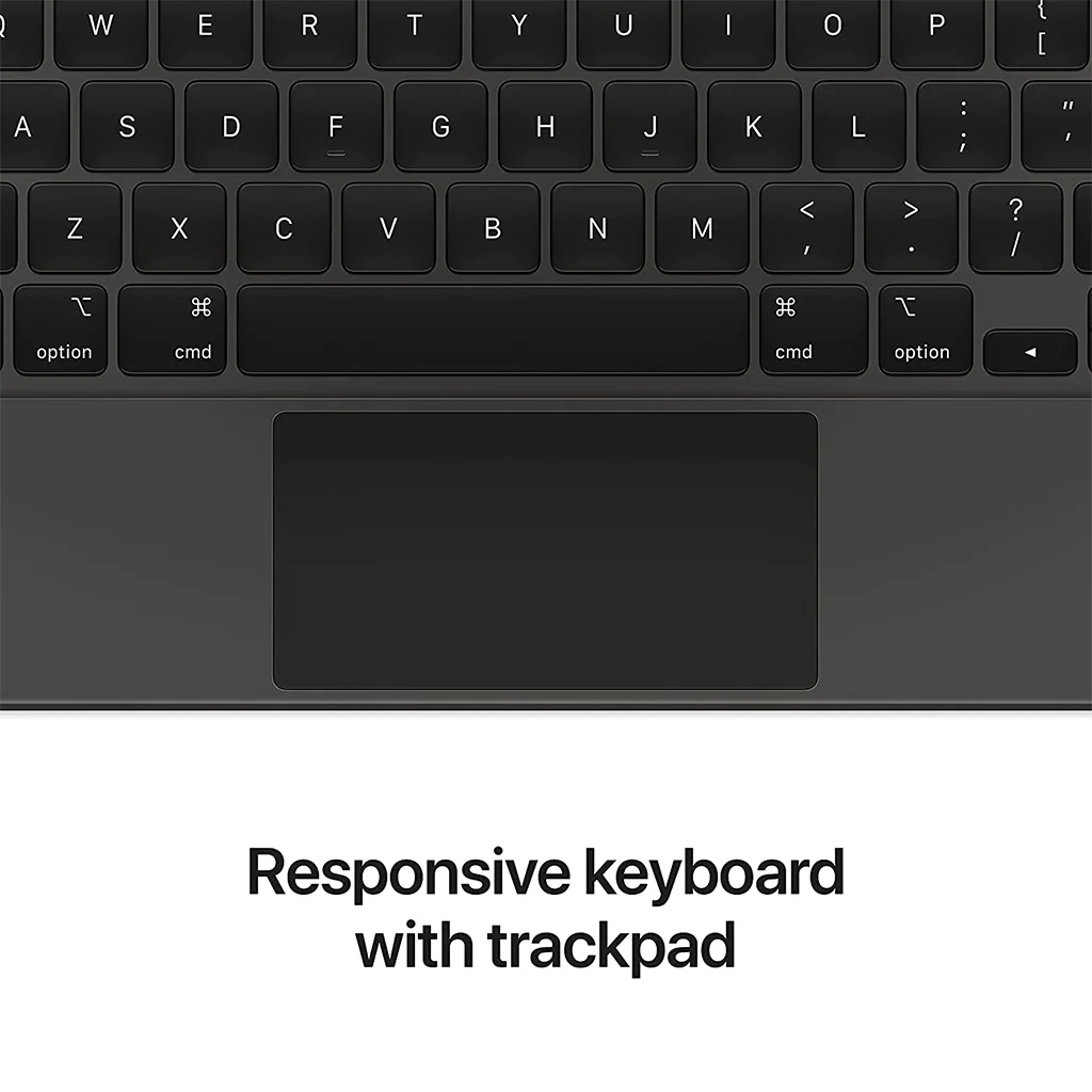 Apple Magic Keyboard - Black | Compatible with iPad Pro 11" (1st-4th Gen), 12.9" (1st-6th Gen) & iPad Air (4th-6th Gen) image 3