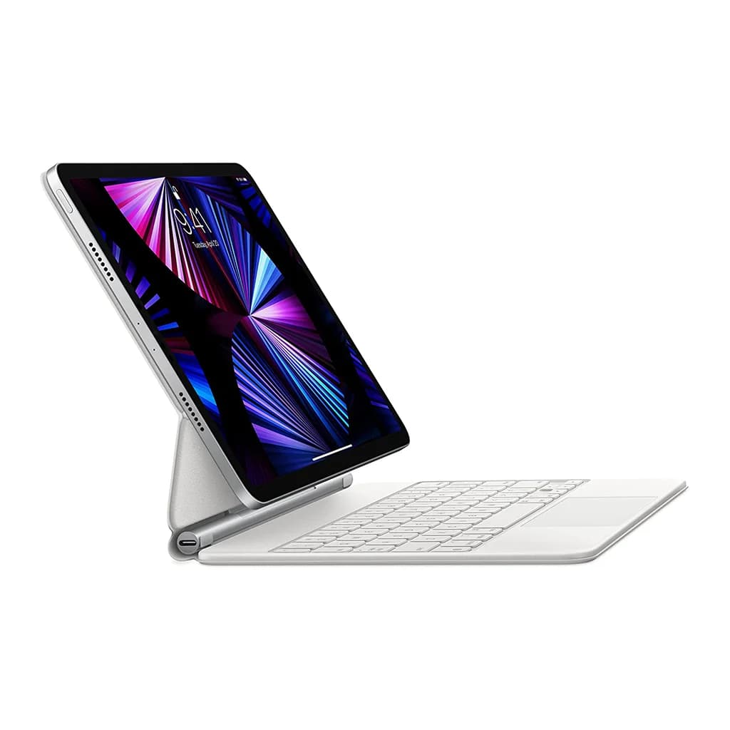 Apple Magic Keyboard - White | Compatible with iPad Pro 11" (1st-4th Gen), 12.9" (1st-6th Gen) & iPad Air (4th-6th Gen) image 2