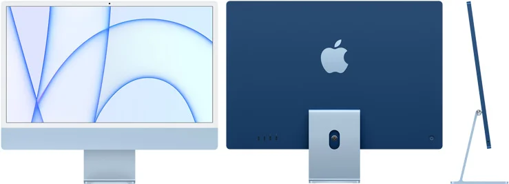 Apple iMac ( 24-inch, M1/ 8GB/ 256GB Or 512GB SSD, 2021 ) Arabic image 6
