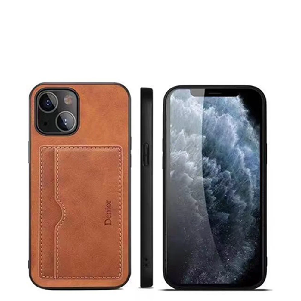 Cover Visa Leather 2 For Apple iPhone ( 12 to 13 Pro Max )