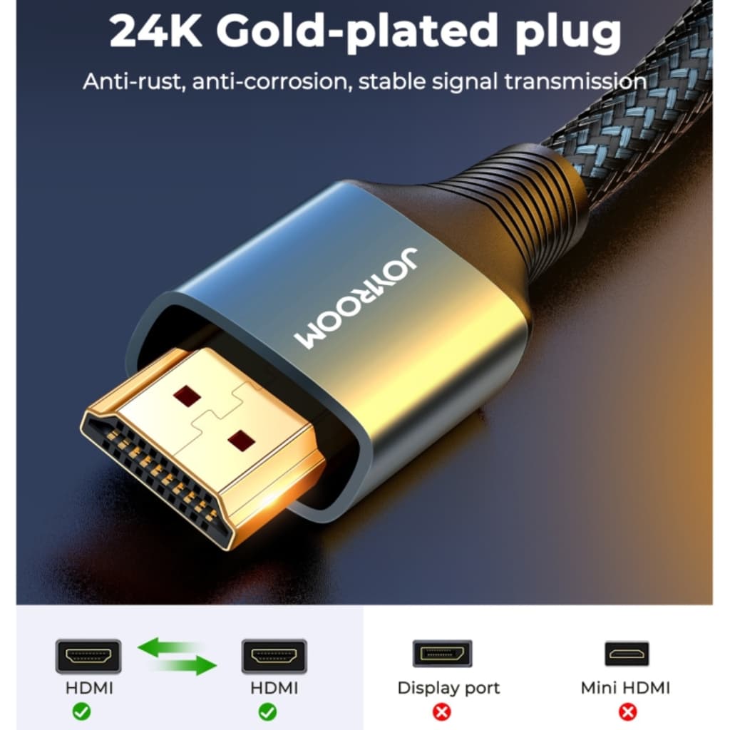 JoyRoom SY-20H1 HDMI 4K Cable (2M) image 2