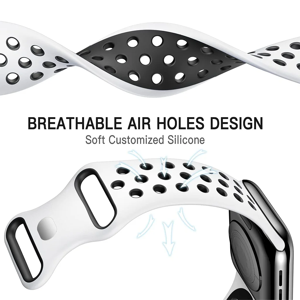 Silicon Nike Band for Apple Watch all models image 3