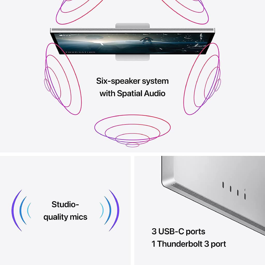 Apple Studio Display – 27-inch 5K Retina, Standard or Nano-Texture Glass, Tilt-Adjustable Stand image 3