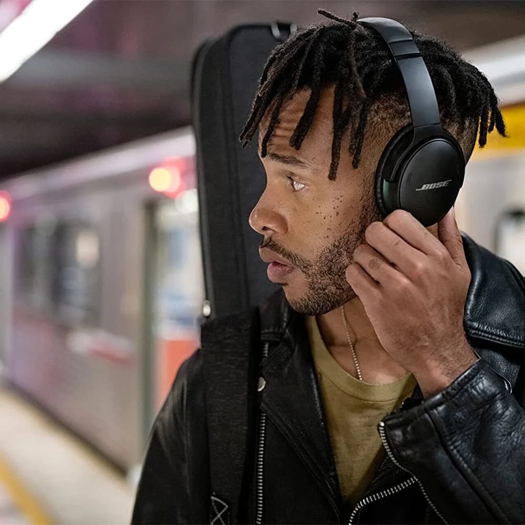 Bose - QuietComfort 45 ( QC45 ), Bluetooth Wireless Noise Cancelling Headphones - Triple Black image 4