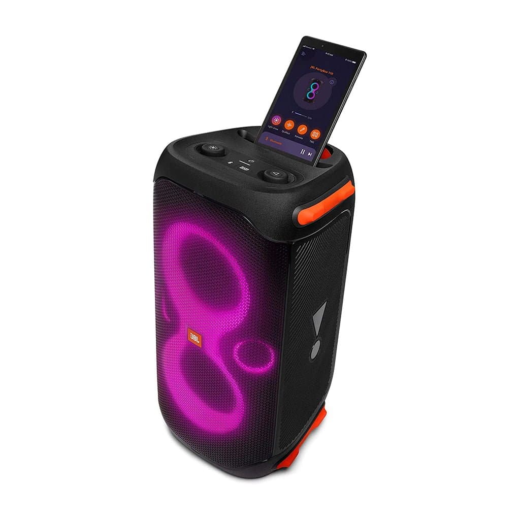 JBL - Partybox 110 Portable Party Speaker with 160W Powerful Sound, Built-In Lights and Splashproof image 6