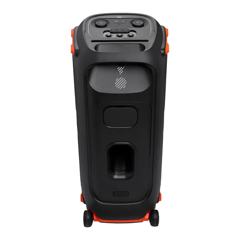 JBL - Partybox 710 Speaker with Powerful Sound, Built-in Lights and Extra Deep Bass, IPX4 Splash Proof, App/Bluetooth Connectivity, Made for Everywhere with a Handle and Built-in Wheels image 3