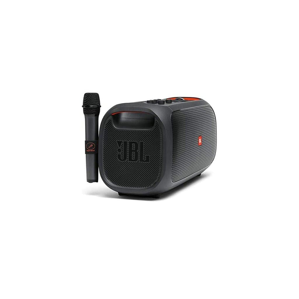 JBL - PartyBox On The Go, with built in lights and wireless mic image 4
