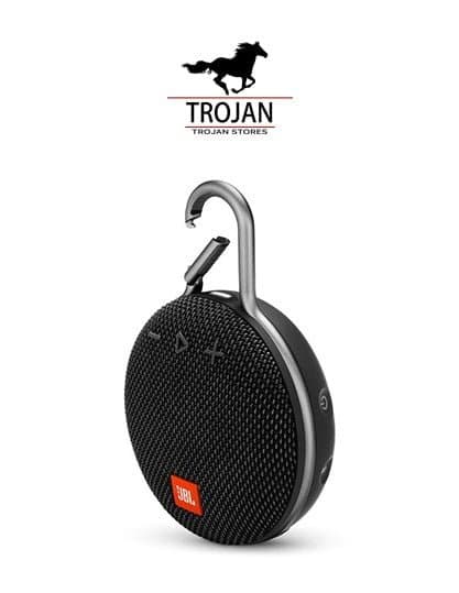 JBL Clip 3 Portable IPX7 Waterproof Wireless Bluetooth Speaker with Built-in Carabiner, Noise-Canceling Speakerphone and Microphone