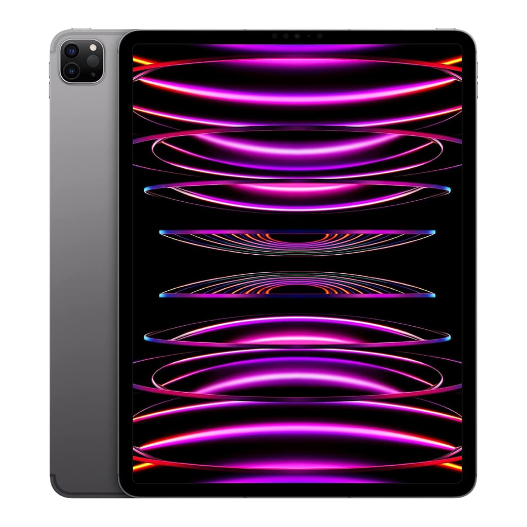 Apple 12.9-inch iPad Pro with M2 Chip (Wi-Fi only or with Celluar, 128gb or 256GB or 512GB or 1TB) - Space Gray (6th Generation)