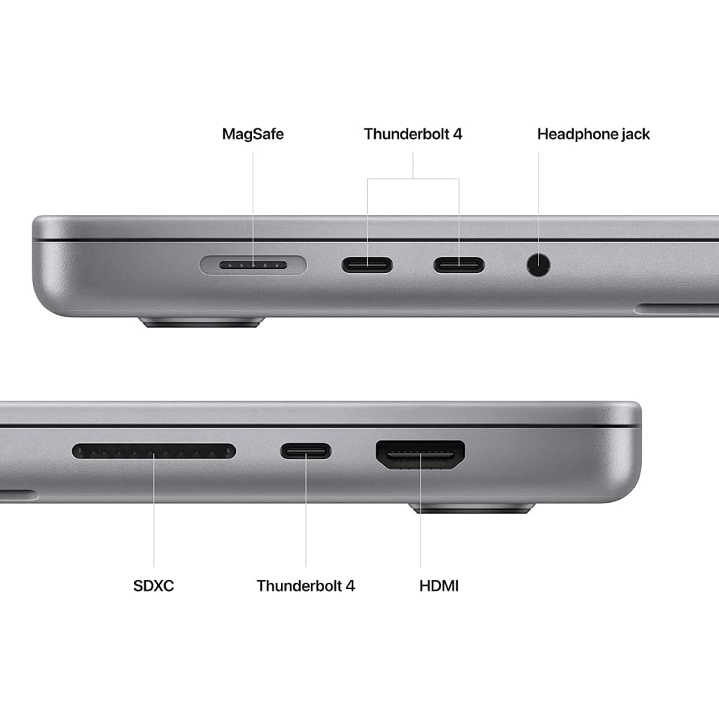 MacBook Pro 16-Inch With M2 Max chip with 12‑core CPU and 38‑core GPU: 16.2-inch Liquid Retina XDR Display, 32GB Unified Memory, 1TB SSD Storage - Space Gray image 4