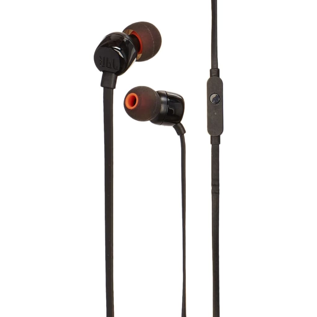 JBL Tune 110 Wired Earphone - Black