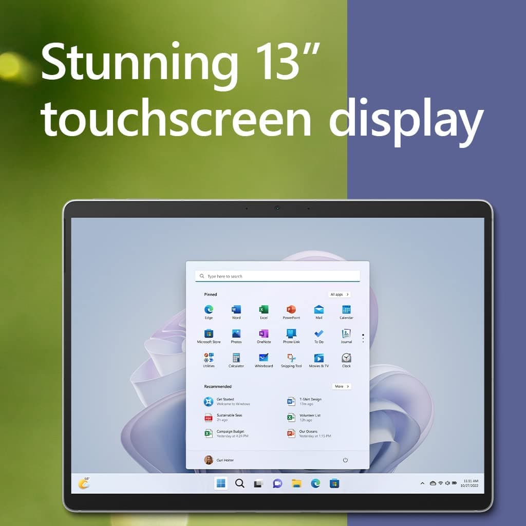 Microsoft Surface Pro 9 13-inch 2-in-1 Tablet & Laptop, 5G Connectivity, i5 12th gen Processor for Power Multi Tasking, 8GB RAM DDR5, 128GB or 256GB SSD Removable With Windows 11 Ready image 8