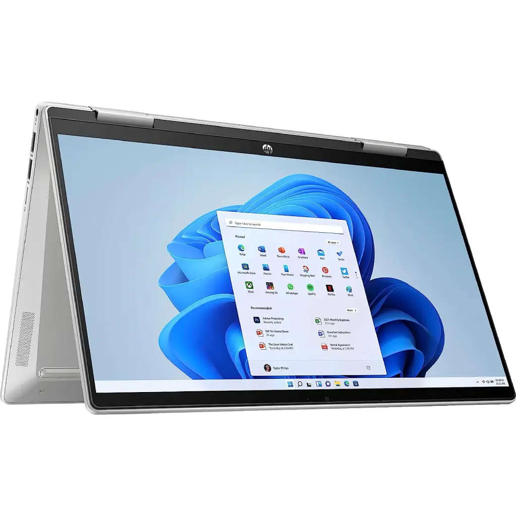 HP Pavilion x360 2-in-1 14-inch ( Touch Screen Laptop ), With Intel Core i5, 8GB Ram, 256GB NVMe M.2 SSD - Silver image 4