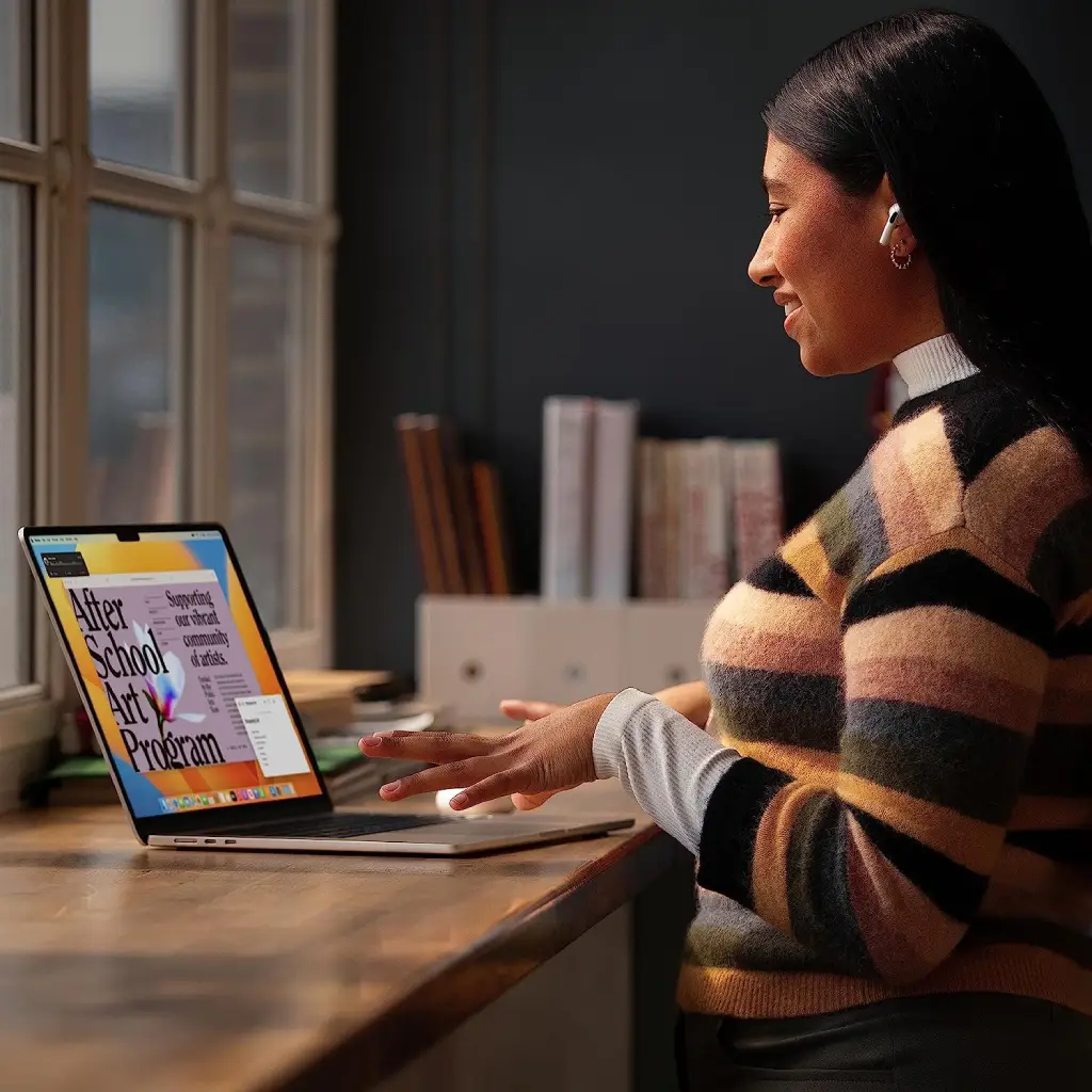 Apple MacBook Air 15inch Customized Liquid Retina Display 2023, with M2 Chip 10C GPU, 16GB Ram, 256GB SSD or 512GB SSD - Midnight image 5