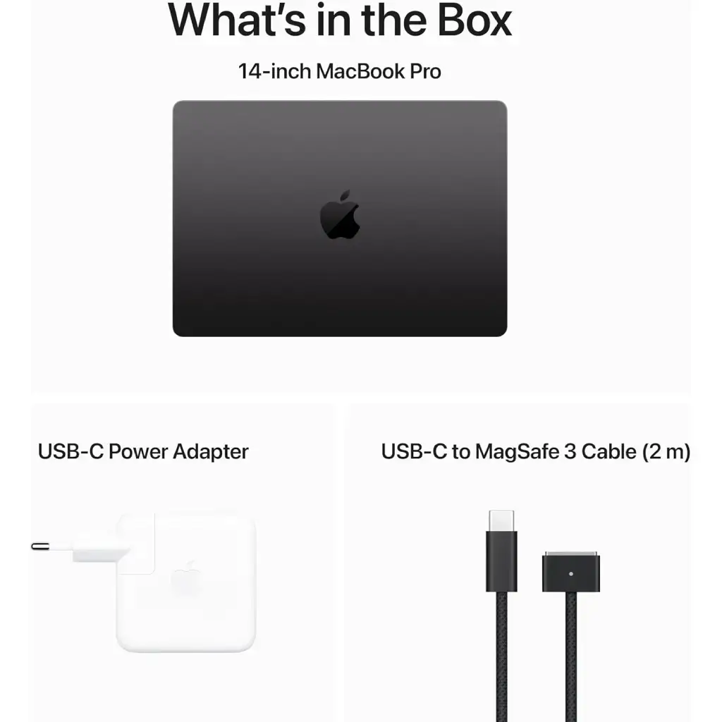 Apple MacBook Pro M3 Pro chip with 11‑core CPU, 14‑core GPU: 14.2-inch Liquid Retina XDR Display, 18GB Memory, 512GB or 1TB SSD - Space Black , (MRX33 - MRX43) image 6