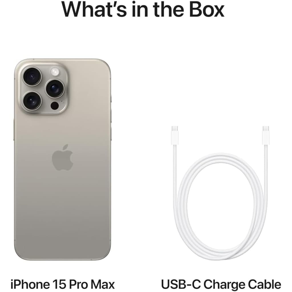 Apple iPhone 15 Pro max 256GB - 512GB - Natural Titanium, Blue Titanium image 5