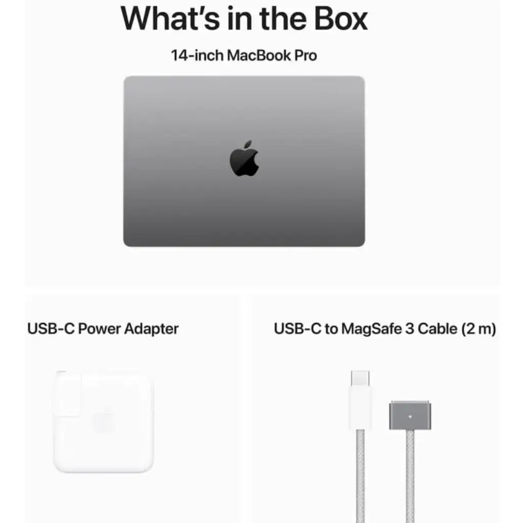 Apple MacBook Pro M3 chip with 8‑core CPU, 10‑core GPU: 14.2-inch Liquid Retina XDR Display, 8GB Memory, 512GB SSD - Space Gray , MTL73 image 5