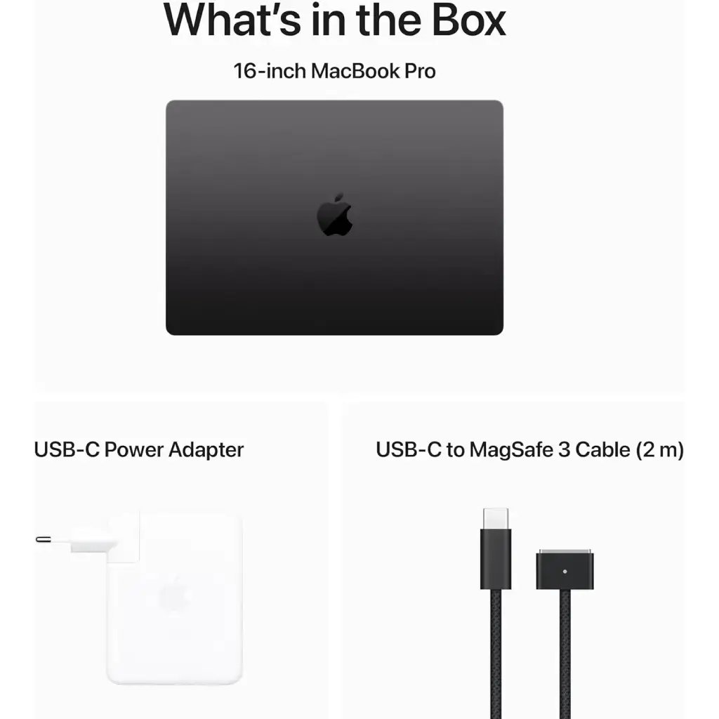 Apple MacBook Pro M3 Pro chip with 12‑core CPU, 18‑core GPU: 16.2-inch Liquid Retina XDR Display, ( 18GB or 36GB Unified Memory ), 512GB SSD - Space Black , (MRW13 - MRW23) image 2