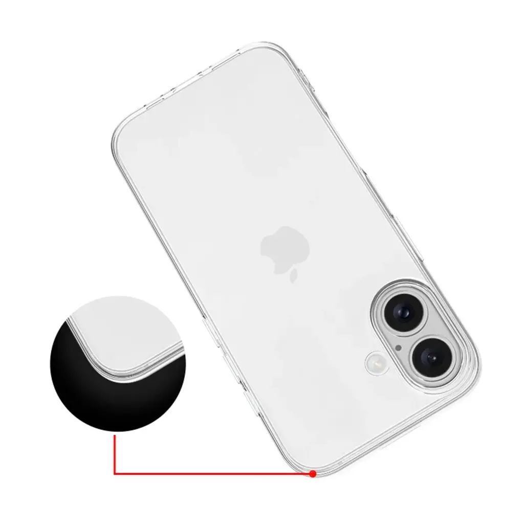Apple Iphone 16 (6.1‑inch) - 16 plus (6.7‑inch) Transparent Cover image 5