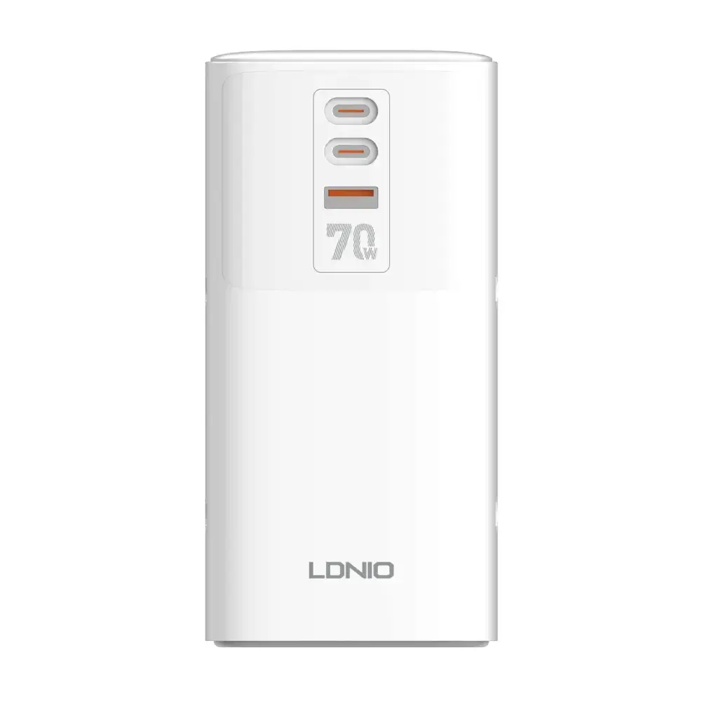 LDNIO SC4383, 4 Power Ports, 70W 2 USB-C PD Ports & 1 USB Port - Ultimate Charging Station image 4