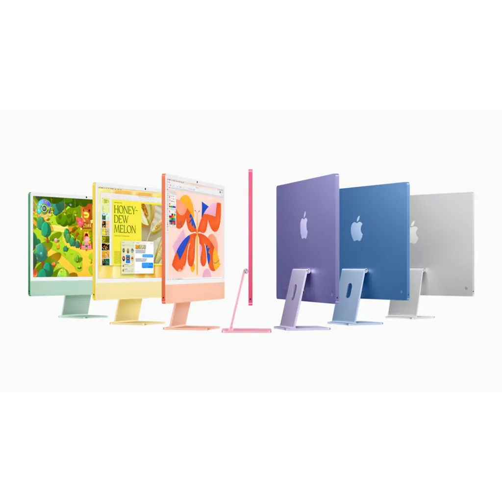 Apple iMac 24-inch All-in-One Desktop with M4 Chip, 8-Core CPU, 8-Core GPU, 16GB-24GB Unified Memory, 256GB/512GB/1TB SSD, Matching Accessories image 2