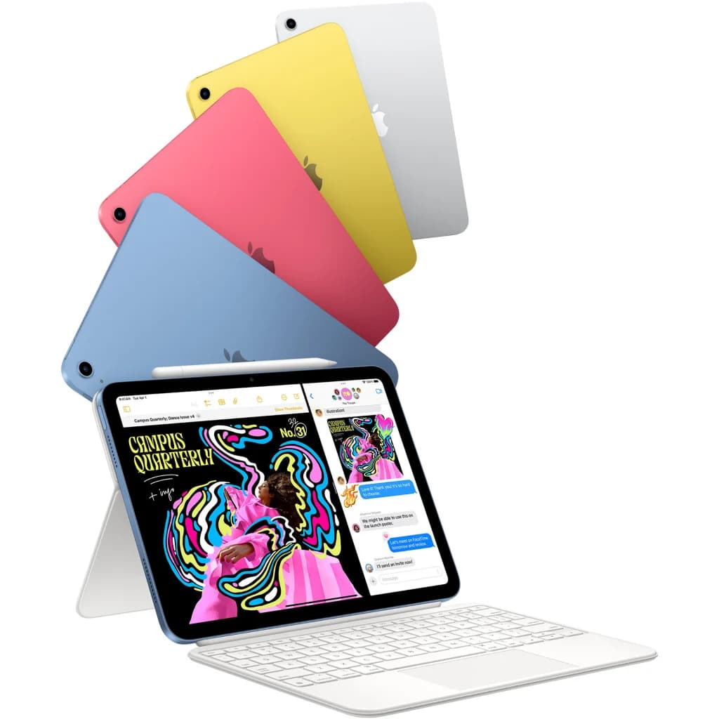 New Apple iPad 11-inch With A16 chip (Wi-Fi , 128GB-256GB) - (Blue - Yellow - Pink) image 5