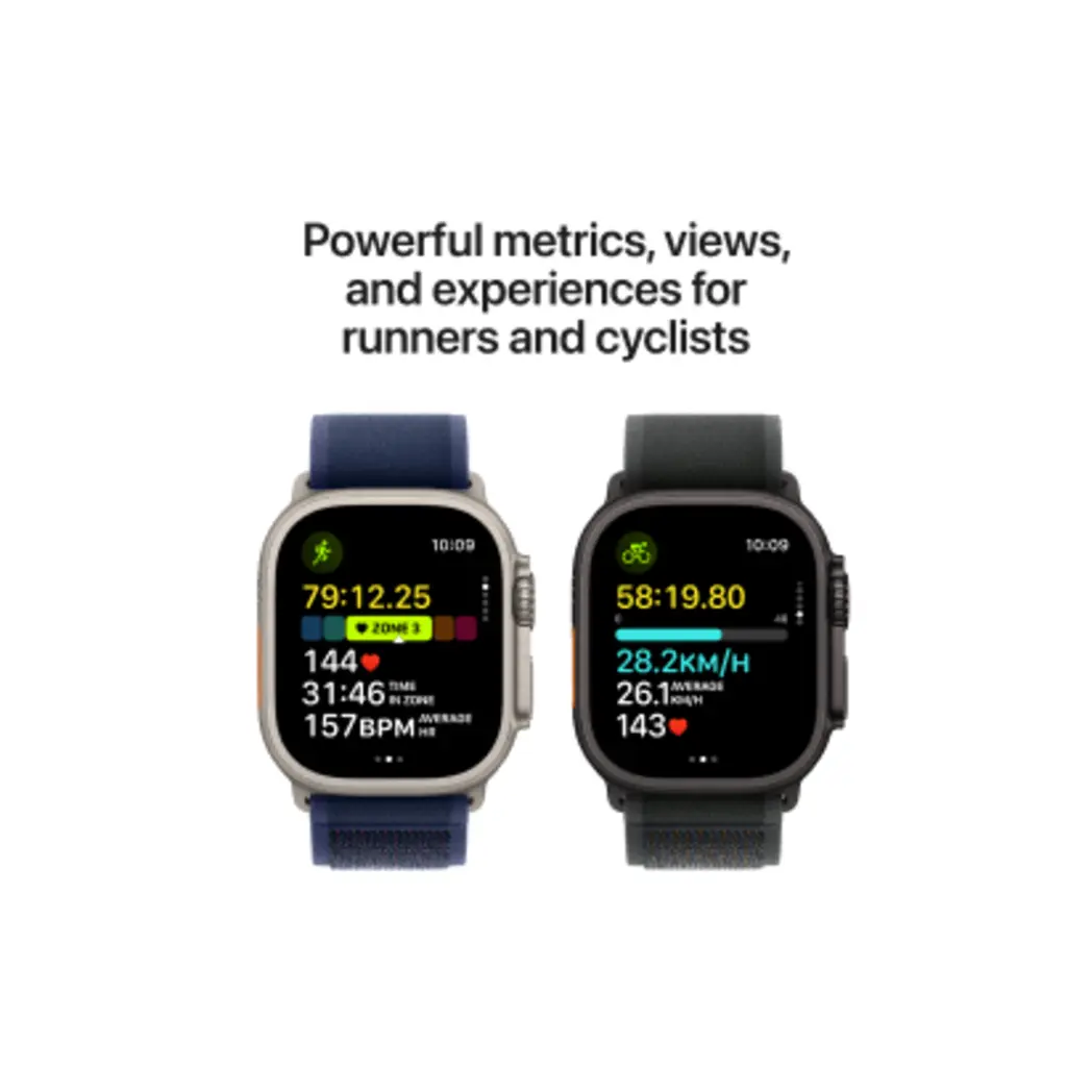 Apple Watch Ultra 2 - 49mm - Black With Black Ocean Band image 3