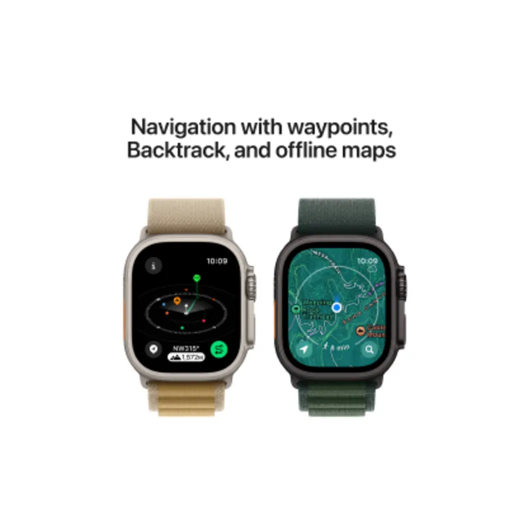 Apple Watch Ultra 2 - 49mm - Black With Black Ocean Band image 5