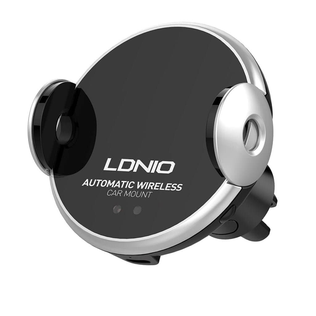 LDNIO Car Phone Holder with a Fast Wireless Charging speed opens and closes automatically