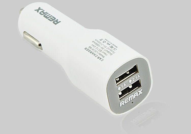 Remax USB car Charger with 2 USB PORT