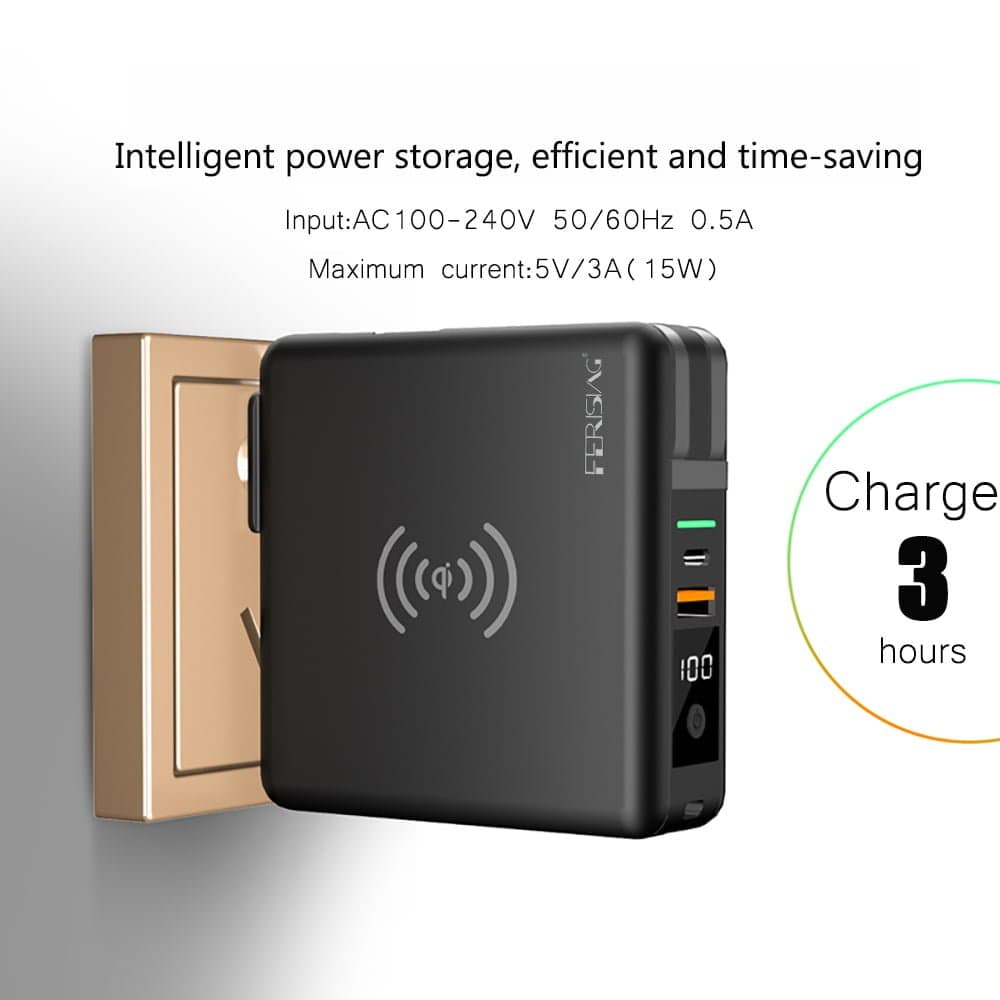 TGVIS 8000mAh 15W wireless power bank and charger
