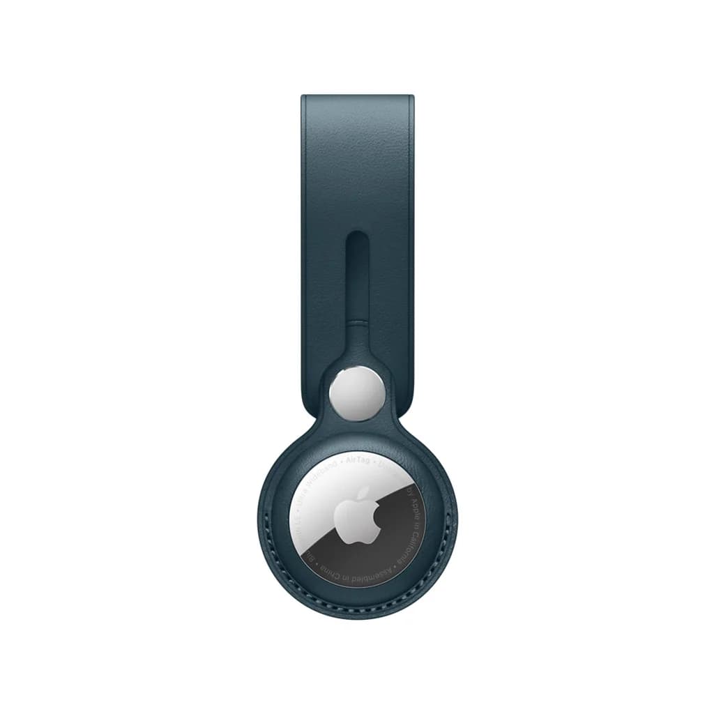 Original Apple AirTag Leather Loop ( Baltic Blue )