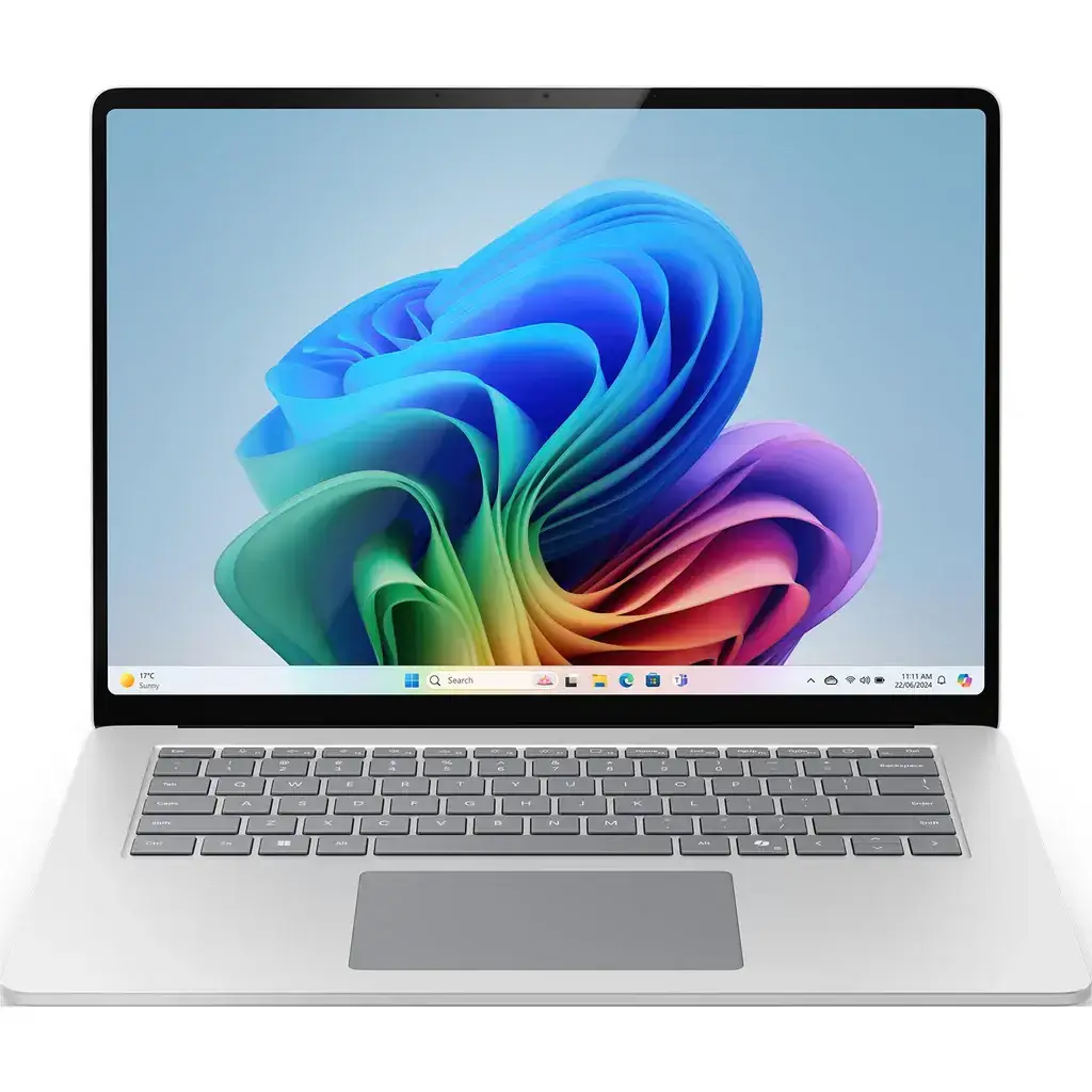 Microsoft Surface Laptop 7th Edition Copilot+ PC – 13.8" Touchscreen, Snapdragon X Plus, 16GB RAM, 256GB SSD – International Platinum