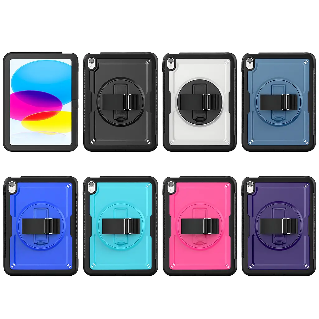Hex S iPad Cover – Black & Blue Protective Case for All iPad Models